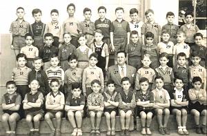 ECOLE PAIXHANS GARCONS 1954 CE2 M. FLORENCE